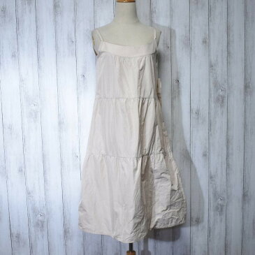 KH カーアッシュ ジャンパスカート■01152■レディース Aライン 膝丈スカート【送料区分-小】神戸ブランド 3段フレアライン ベージュドット グレージュ小花