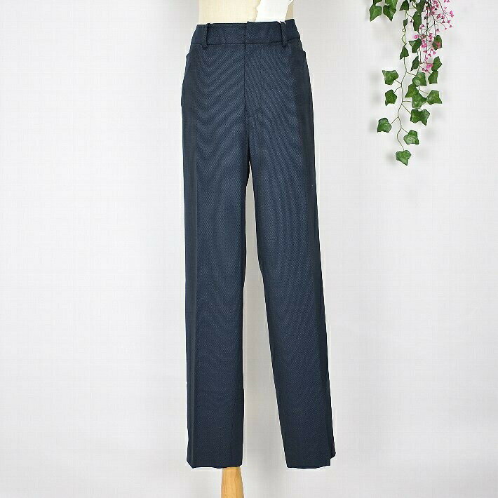 特別17％OFF●7月中＼定価からの70%OFF／Diana ビジネス ボトム パンツ スラックス レディース 21257 大人 ウォッシャブル ストレッチ テーパード ご自宅で洗濯可 細身 【小】ネイビー 11号