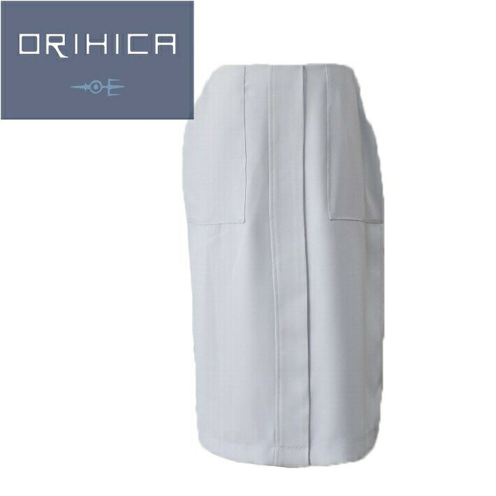 半額サーチ400点★膝丈 スカート 台形スカート 717838 ライトグレー色 ビジネス向け Mバックサイドストレッチ 【小】レディース ビジネスにもプライベートにも着用できます オリヒカ ORIHICA 半額＼定価から80%OFF／