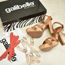 \17%OFF 7月特別SALE♪+定価から88%OFF/galibelle ガリベル ポルトガル製 サンダル ウエッジソールサンダル コーク キャリア 訳あり...