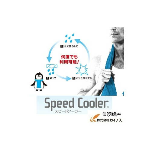 【熱中症対策】スピードクーラー 冷感ロングタオル＜N16-21＞ 【 Speed Cooler 予防 冷感グッズ 猛暑対策 厚さ対策 塩 タブレット ヘルメット 飴 梅 塩飴 キャンディー グッズ ドリンク キッズ 通販 】