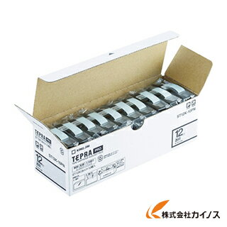 キングジム 「テプラ」PROテープエコパック（10個入り）透明 ST12K-10PN ST12K10PN 【 通販 おすすめ 人気 価格 安い おしゃれ 】