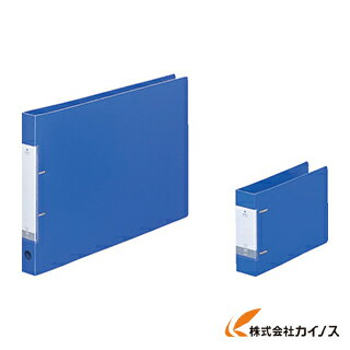 リヒト A5／E D型リングファイル（350枚） 青 G2234-8 G22348