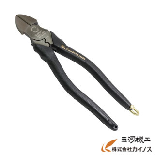 フジ矢 黒金シリーズ 偏芯強力ニッパ 圧着機能付 175mm ＜700N-175BG＞