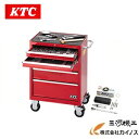 KTC ローラーキャビネット5段　SK37224RX【自動車整備 エキスパート 工具 ハンマ 工具セット プロ キャスター付き 工具箱】