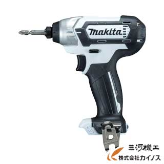 マキタ 充電式インパクトドライバー 10.8V/1.5Ah ＜TD110DZW・白＞ 本体のみ・ホワイト 【ベーシックタイプ シンプル 充電式電動ドライバー 女性 電池式 小型 コンパクト 電動ドライバードリル 電動ドリル 電気ドリル】