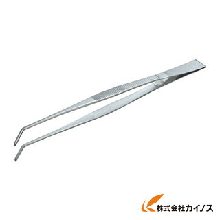 TRUSCO ステンレス製ピンセット 300mm 曲ギザ付 TSP-40