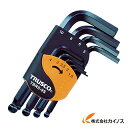 TRUSCO ボールポイント六角棒レンチセット ショートタイプ 9本組 TBRS-9S