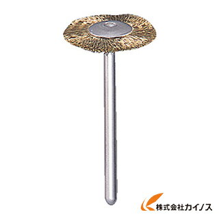 TRUSCO 平型ブラシ 真鍮 線0.1X外径Φ20X軸Φ3 203H-3