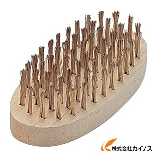 TRUSCO 小判6行ブラシ ゴールメッキ線 TB-5015