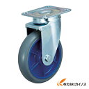 イノアック 低始動抵抗キャスター 旋回金具付 Φ150 グレー シャフトΦ20 LR-150WJ-GR-20(4)