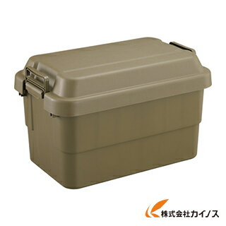 TRUSCO トランクカーゴ 50L OD色 ＜ODC-50＞ 【多目的ケース 宅配ボックス ベンチ 椅子 キャンプ アウトドア 工具箱】 