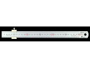 シンワ 直尺 シルバー ストッパー付 30cm <76752> 【150mm ステンレス ものさし 1m 30cm セット 15cm 20cm 無地 0.2mm...