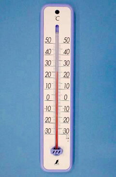 シンワ 温度計 プラスチック製 30cm ブルー ＜48361＞ 【湿度計 デジタル 料理用 外気 オーブン ナチュラル アプリ 種類 非接触 熱電対 水銀 高温 通販 セール おすすめ 人気 比較】