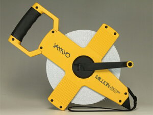 ヤマヨ ミリオンオープン ガラス繊維製巻尺 50m <OTR50>【 メジャー 50m 2m インチ 5.5m 全巻 100m アプリ 20m 精度 校正 直し方 構造 違い スケール コンベックス エスロン kds jis1級 張力 テープ合わせ】