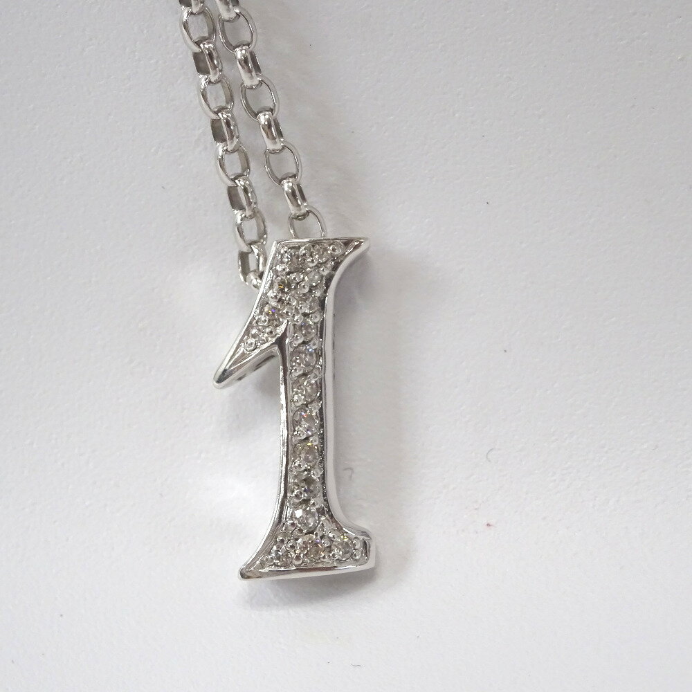 ノンブル ペンダントトップ K18WG メレダイヤ 0.17 【No.1】 #S【質みなみ・二又瀬店】【質屋】 NOMBRE 【中古】 Ft913821のサムネイル