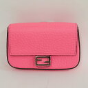 フェンディ 7AR763 キーリング付きミニポーチ ピンク レザー 超美品【質みなみ・高砂店】【質屋】 FENDI 【中古】 Ts427941