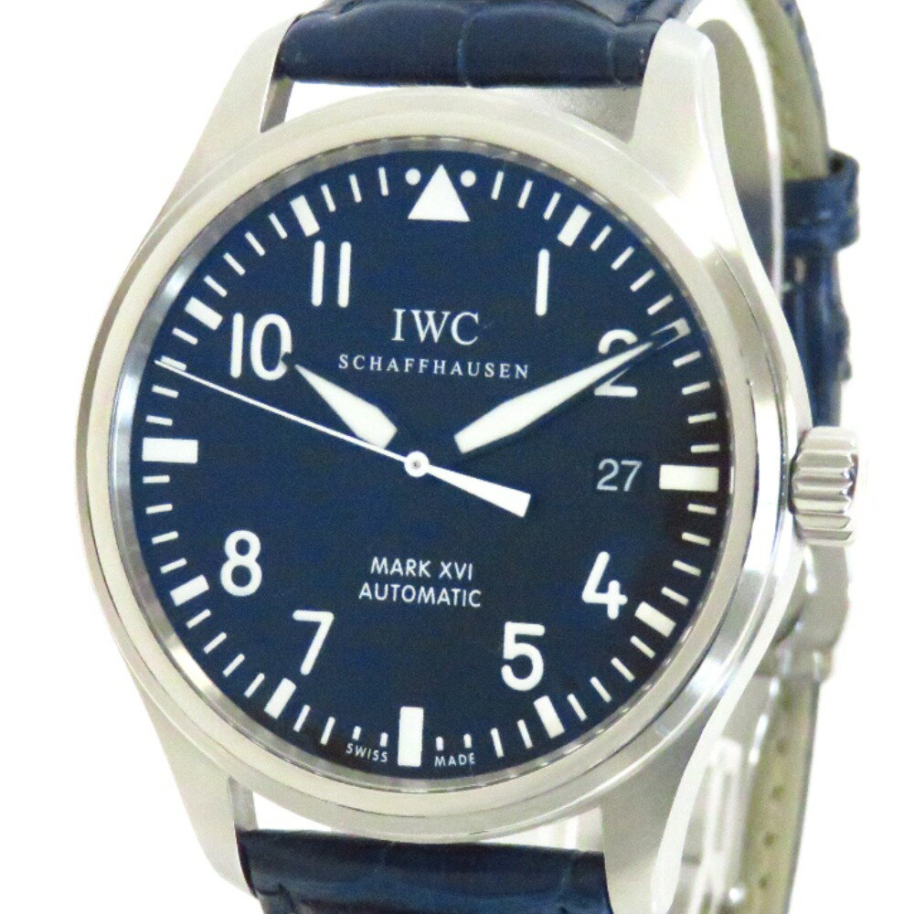 IWC 腕時計 パイロットウォッチ マーク16 マークXVI IW325501 自動巻き SS ブラ ...