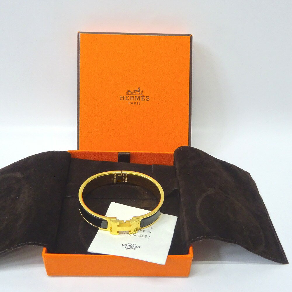 エルメス ブレスレット クリックH ゴールド×ブラック【質みなみ・二又瀬店】【質屋】 HERMES 【中古】 Ft1027101のサムネイル