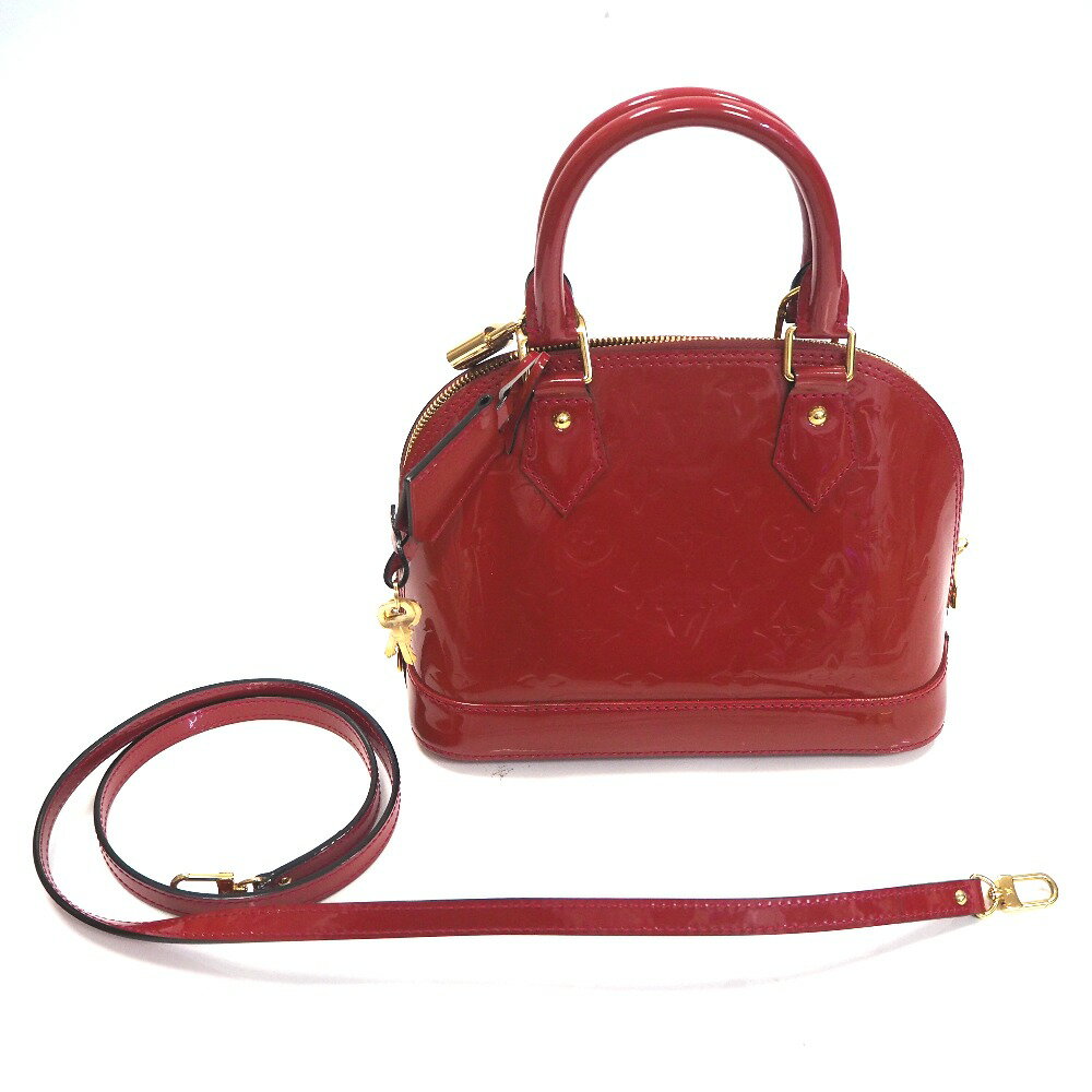 ルイ・ヴィトン ヴェルニ アルマBB M91606 ハンドバッグ 2Way レッド系 レディース【質みなみ・千早駅前店】【質屋】 LOUIS VUITTON 【中古】 Th934491のサムネイル