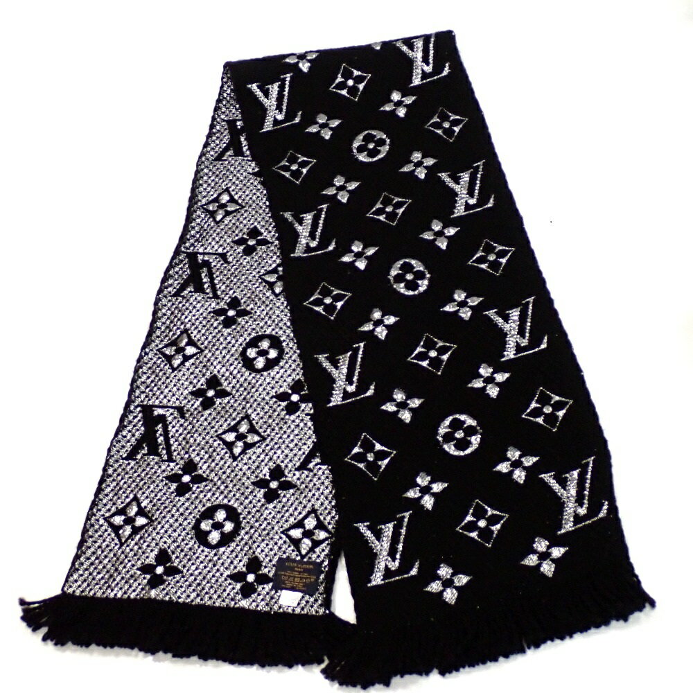 ルイ・ヴィトン マフラー エシャルプ・ロゴマニア シャイン M75833 ノワール LOUIS VUITTON 美品【質みなみ・千早駅前店】【質屋】 LOUIS VUITTON 【中古】 Th977222のサムネイル