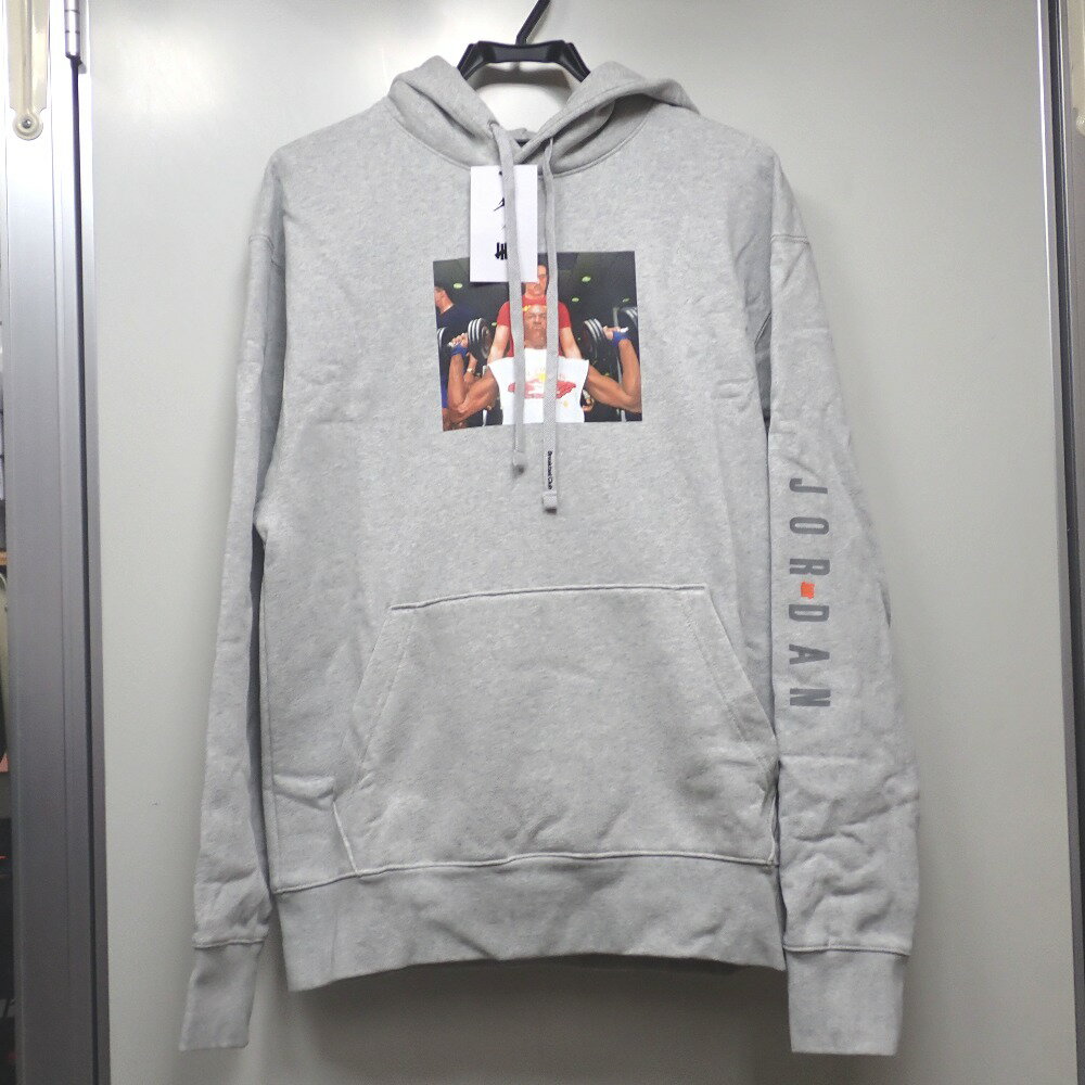 ナイキ プルオーバープリントパーカー ジョーダンコラボ DX6317-050 グレー系 Sサイズ【質みなみ・二又瀬店】【質屋】 NIKE【中古】【新古品・未使用】 Ft1191901