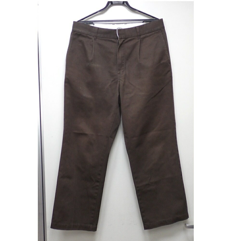 ワコマリア パンツ ×DICKIES プリーツ トラウザー ブラウン #M【質みなみ・二又瀬店】【質屋】 WACKO MARIA 【中古】 Ft1256221