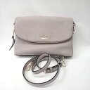 ケイトスペード ショルダーバッグ レザー PXRU7831 グレー【質みなみ・二又瀬店】【質屋】 Kate Spade 【中古】 Ft625072(4)