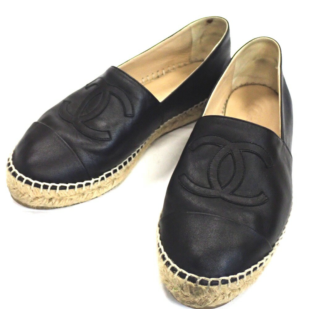 【CHANEL】ラムスキン CC エスパドリーユ #38・中古 楽天市場】シャネル エスパドリーユの通販