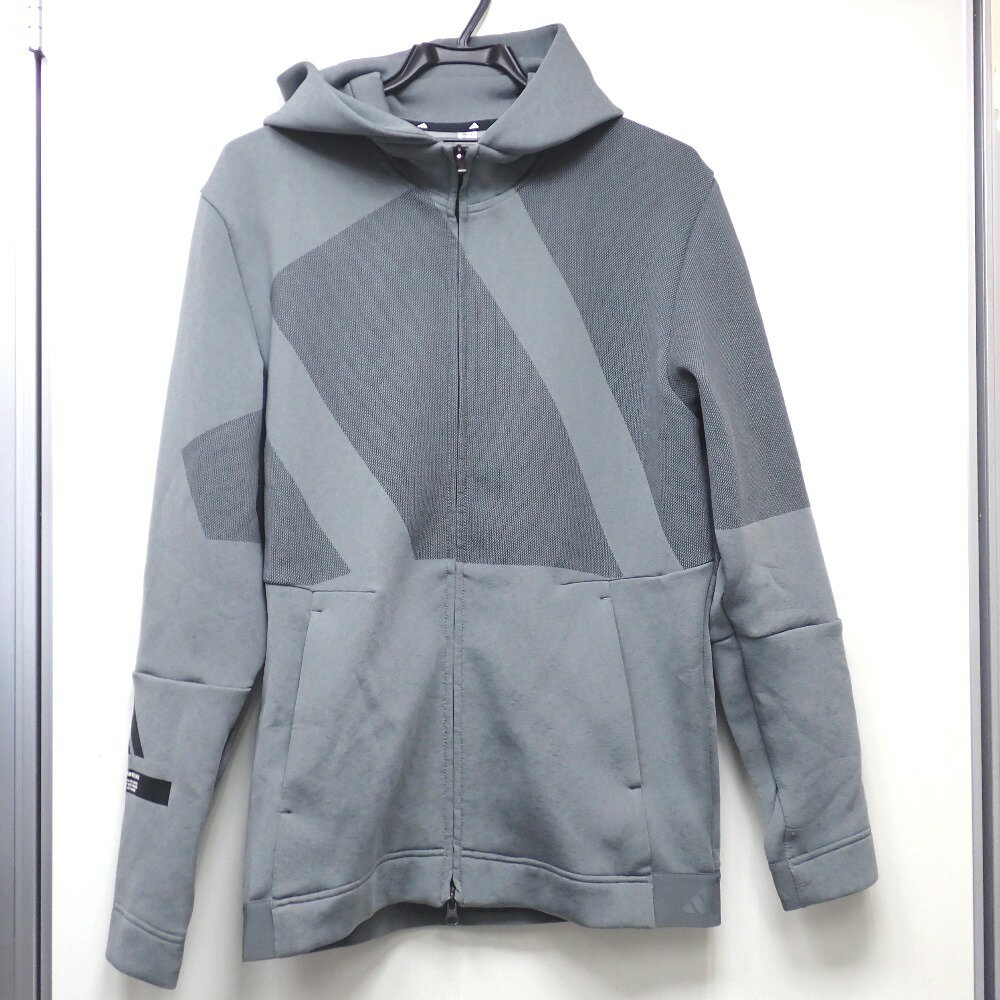 アディダス ジャージ 長袖 ジップアップ ゴルフウェア ビッグロゴ【質みなみ・二又瀬店】【質屋】 adidas 【中古】 Ft1262161