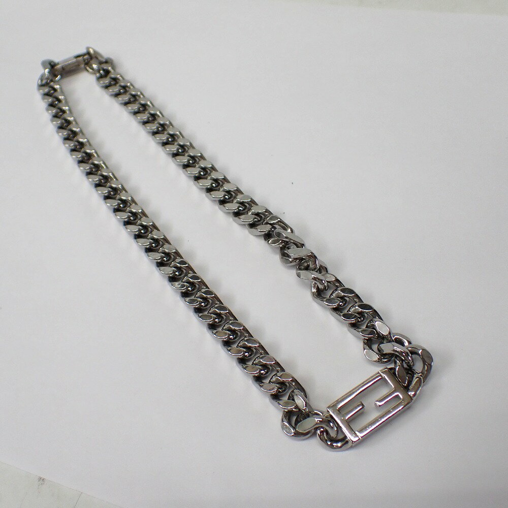 フェンディ ネックレス バゲットネックレス シルバー【質みなみ・二又瀬店】【質屋】 FENDI 【中古】 Ft1293481(4)