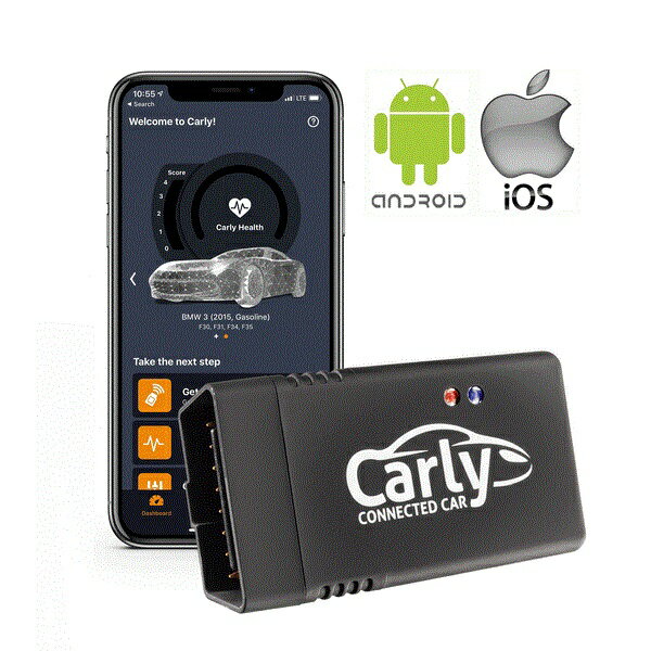 【みねや】Carly ユニバーサルアダプター BMW/Mini/トヨタ/レクサス/ルノー/アウディ/ベンツ　　　　　iPhone/ipad/Android用　コーディング・診断機能【全国送料無料】