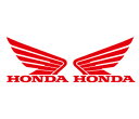 ミニモト Honda NEWウイングデカール11(パールレッド)【ポスト投函便】