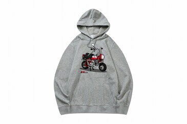 MINIMOTOロゴ入りスウェットトップス モンキーZ50AグレーL ミニモト(Minimoto) 【ホンダ4miniパーツ】