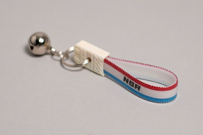 ミニモト クラシックキーホルダー鈴付きストライプ NSR 【ポスト投函便】