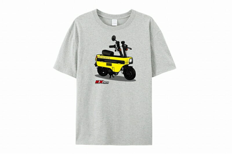 ミニモト MINIMOTOロゴ入りTシャツ モトコンポ グレーL
