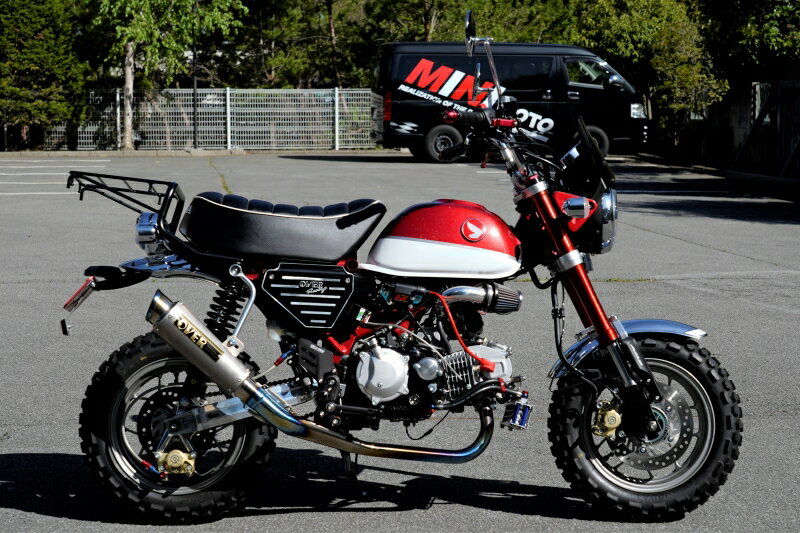 モンキー125エクステンドリアキャリアブラックミニモト(Minimoto)【ホンダ4miniパーツ】