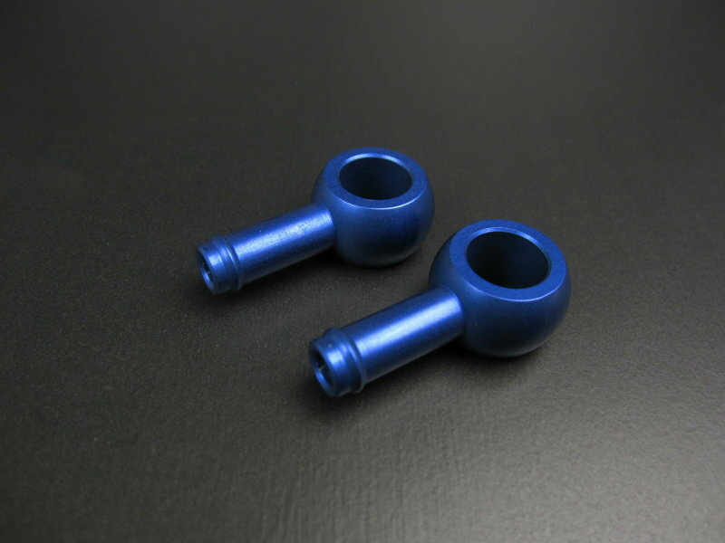 ミニモト 高精度バンジョーホース内径φ6用ブルー2ヶ入り【ポスト投函便】
