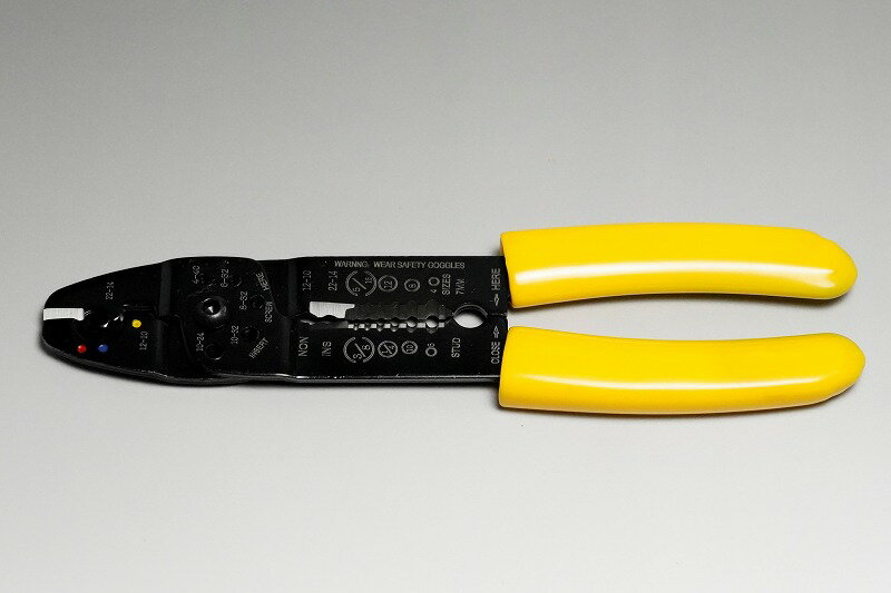乐天商城 - ミニモト 電工ペンチ、電線ストリッパー、切断機能 全長約215mm 【ポスト投函便】