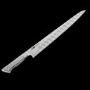 グレステン プロフェッショナルナイフステンレスハンドル 727TSM筋引27cm【送料無料/新潟の包丁/ディンプル/高級包丁/一流シェフ愛用/驚きの切れ味/トマ...