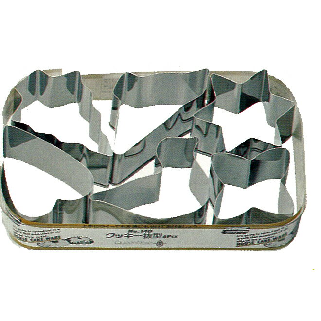 樂天商城 - ステンレス　クッキー抜型　6pcs　　