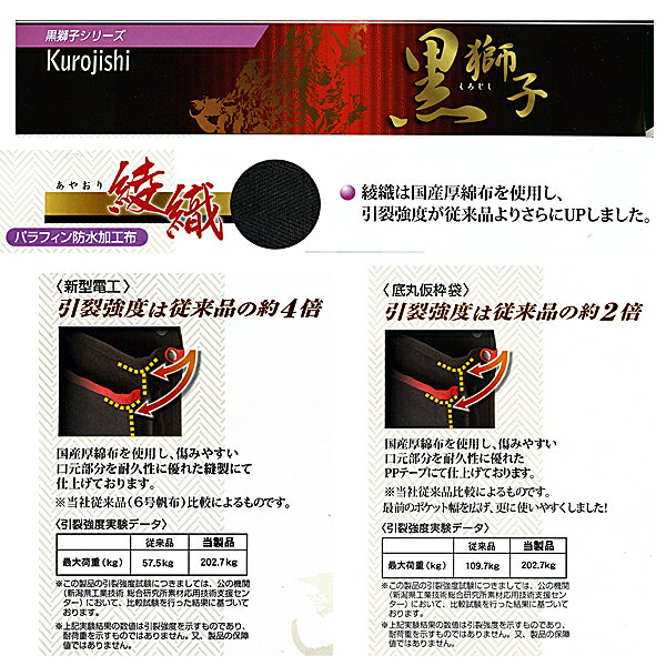 コヅチ　黒獅子シリーズ　電工バケツ270φ　KBR-50-27BK