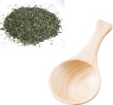 茶さじ　桧茶さじ　丸