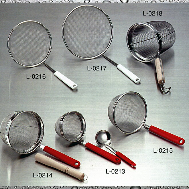 バスケット　木柄うどん揚げ（白木）L-0218