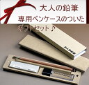 【入学、入社のお祝いに♪】 大人の鉛筆ギフトセット 専用ペンケース付♪【テレビで紹介されて大人気/画期的な鉛筆/シャープペンシル感覚の鉛筆/えんぴつ/大人のえん...