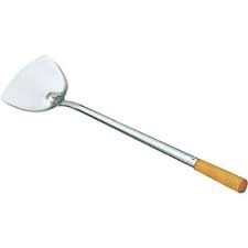 18-0木柄パイプ中華ヘラ　大