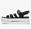 ナイキ レディース 厚底 サンダル ウィメンズ アイコン クラシック DH0223-001 NIKE W ICON CLASSIC 女性 限定 白 黒 ブラック...