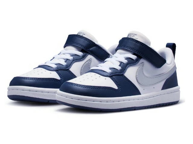 ナイキ ローカット キッズ ジュニア スニーカー DV5457 135 ナイキ コート ボロー LOW リクラフト ダンス ストリート バスケット ベルクロ 靴...