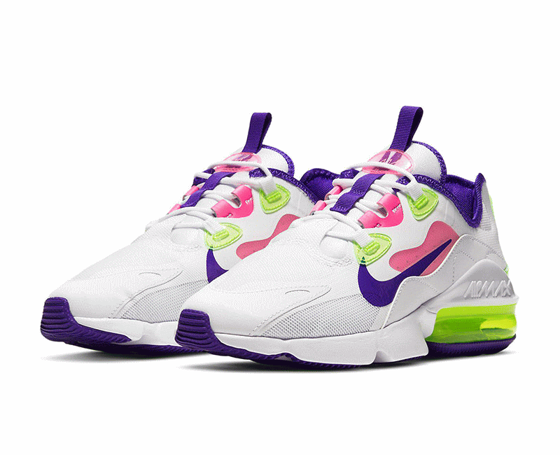 ナイキ レディース エア マックス インフィニティ 2 CZ0436-100 AIR MAX INFINITY 2 スニーカー ランニング 軽量 運動靴 女性 おしゃれ かわいい トレーニングシューズ かわいい 健康 ホワイト イエロー マルチ カラフル ピンク 白 黒 22.5cm 23cm 23.5cm 24cm 24.5cm