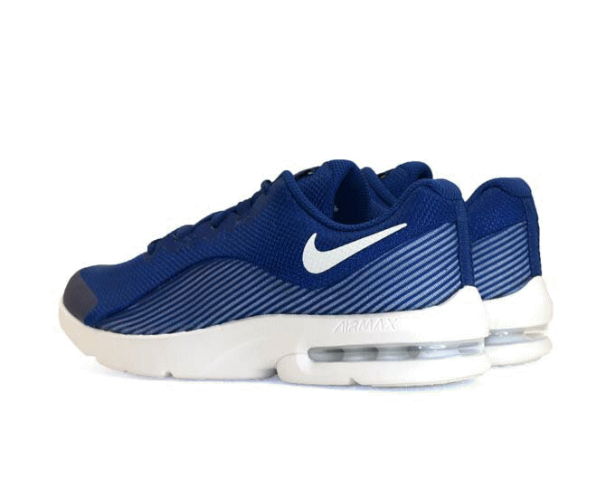 エアマックス アドバンテージ2 GS 軽量 ランニングシューズ ジュニア キッズ AH3432-401 NIKE WMNS AIR MAX ADVANTAGE 2 ローカット 運動靴 マラソン スニーカー かっこいい 速い ブルー ホワイト 男の子 運動会 白 黒 普段履き 運動 22.5cm 23cm 23.5cm 24cm 24.5cm 25cm